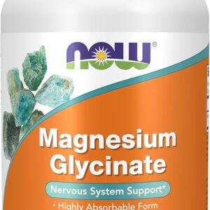 NOW Foods, Magnesium Glycinate, 180 Tablets (100 mg per Tablet)